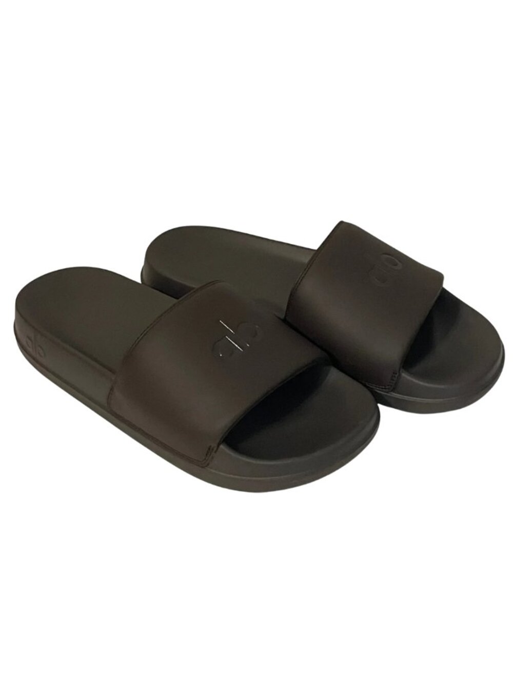 Women’s Alo Yoga Unisex It Slide Sandal Espresso Size 10